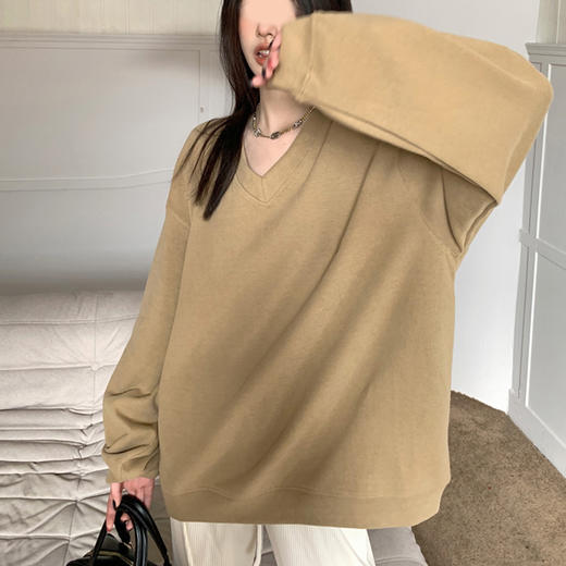 裁缝学苑AS165套头V领卫衣纸样女装新款长袖上衣裁剪样衣 商品图5