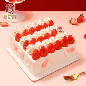 雪山莓莓2磅乳酪动物奶油蛋糕