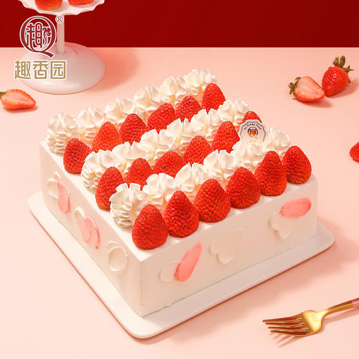 雪山莓莓2磅乳酪动物奶油蛋糕 商品图0