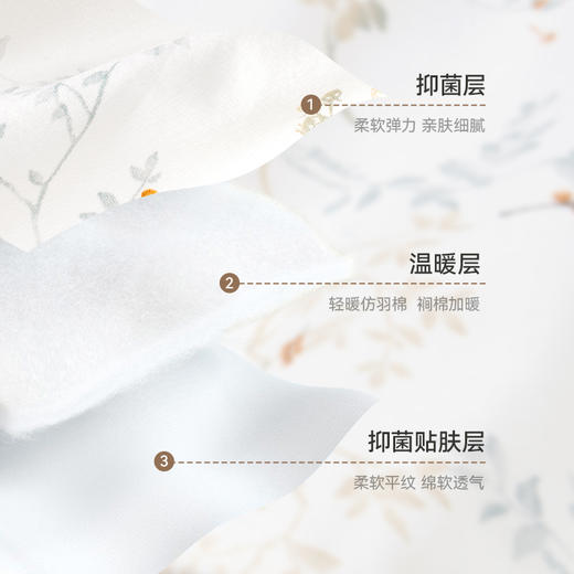 【商场同款】英氏婴童被套5A抑菌夹棉保暖大被套新款床品 商品图3