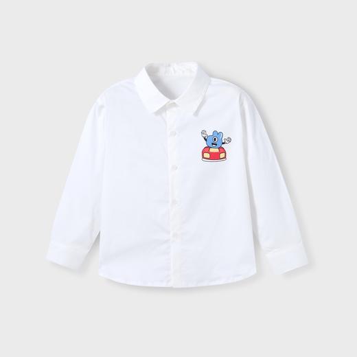 男童百搭衬衫翻领长袖上衣新款安奈儿童装实体店同款XB411643 商品图0