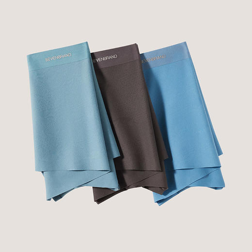 【礼盒3条装】柒牌平角内裤男礼盒3条装 抗菌短裤无痕防夹臀内衣吸湿透气平角短裤男	125F70140 商品图3