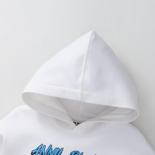 男童简约带帽长袖卫衣BLUE新款安奈儿童装实体店同款AB411663 商品图2