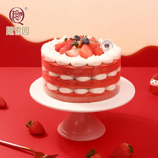 共享莓好乳酪动物奶油蛋糕 可加磅数 商品图0
