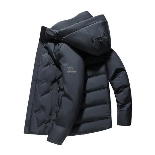 78Z001B【爆款推荐】罗蒙男士羽绒服休闲连帽羽绒服男防风保暖外套男羽绒服 商品图1