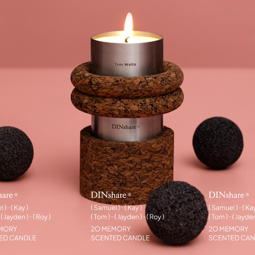 DINshare 黑地｜Kay 积木香薰蜡烛 商品图1