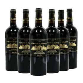 伯格骑士堡红葡萄酒 750ml 法国波尔多