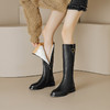 时尚个性，羊皮毛一体长筒靴骑士靴真皮真毛雪地靴JL-AC685 商品缩略图8