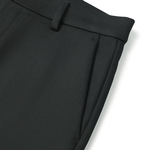 【含莱赛尔】柒牌休闲裤男2024秋季新款商务百搭男士黑色直筒长裤	127H70280 商品图3