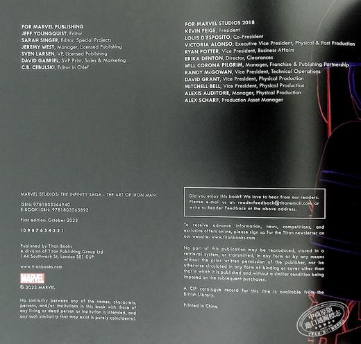 预售 【中商原版】钢铁侠设定集 重制版 漫威钢铁侠 书 Marvel Studios The Infinity Saga Iron Man The Art of the Movie 英文原版 商品图3