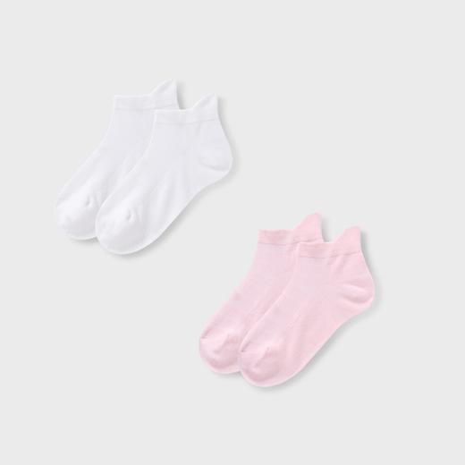 男女童抗菌透气除臭短袜两双装新款安奈儿童装实体店同款JM417583 商品图0