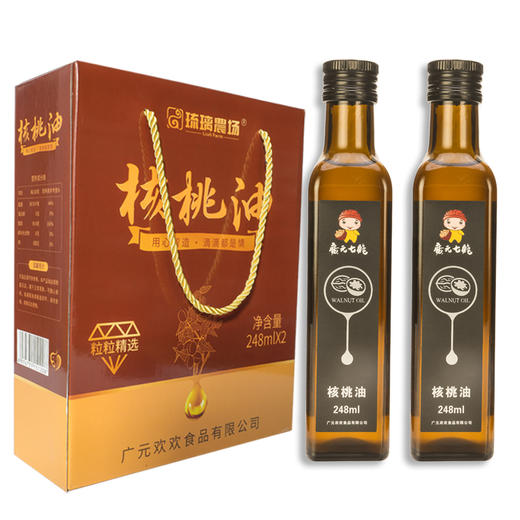 琉璃農场核桃油礼盒248ml*2 商品图0