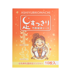 ASHIYUBIKOMACHI足贴 生姜 5贴/盒【保质期：2025年9月2日】