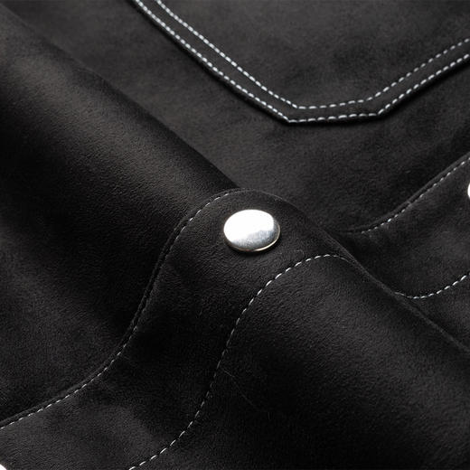 【白鸭绒 羊羔绒领】罗蒙仿麂皮绒羽绒服百搭工装夹克男士羽绒服工装男羽绒服 商品图6