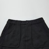 谜底黑色半身裙2024春新款工装风大口袋高腰百搭中长裙241MB0118 商品缩略图3