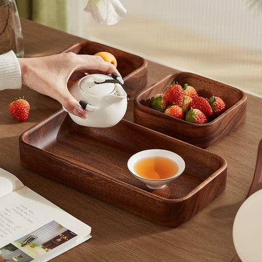 初心| 实木整木直挖干果盘 商品图1