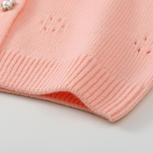 女童甜美小花毛衣开衫春季新款安奈儿童装实体店同款XG414645 商品图3