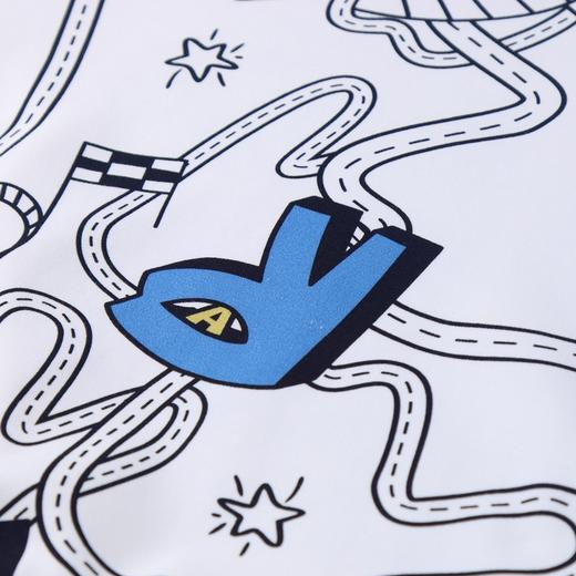 男童趣味涂鸦圆领长袖卫衣新款安奈儿童装实体店同款AB411512 商品图2