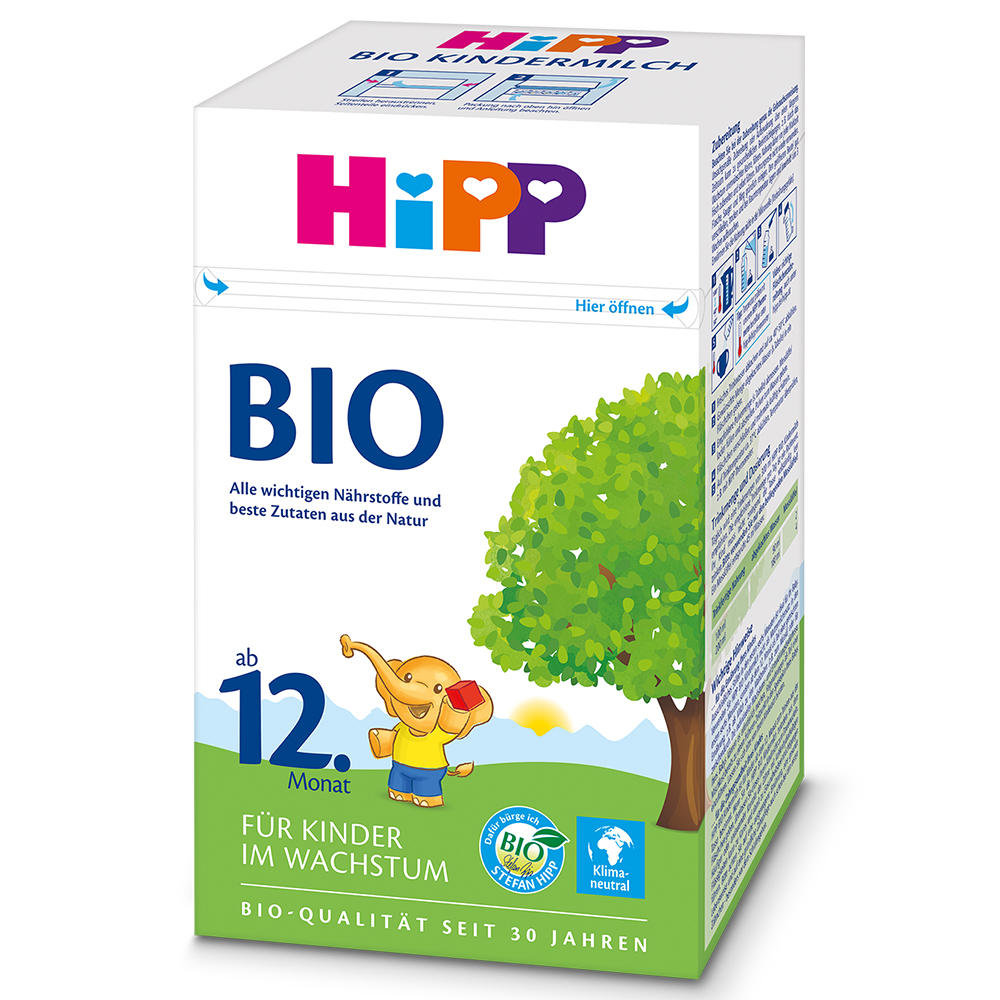 [保税区]德国HIPP喜宝有机婴幼儿奶粉 12+ 600g