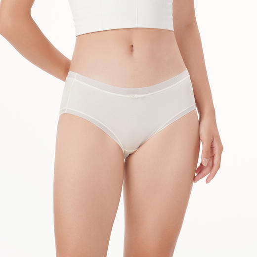 都市丽人基础系列舒肤棉内裤女超爽棉纯棉女士内裤低腰平角内裤LK45A4 商品图1