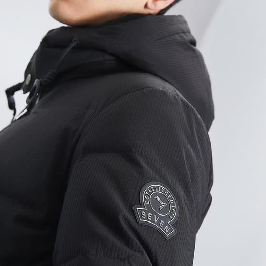 【石墨烯】柒牌可拆连帽羽绒服男2024冬季新款保暖鸭绒防寒厚外套	127E70090 商品图2