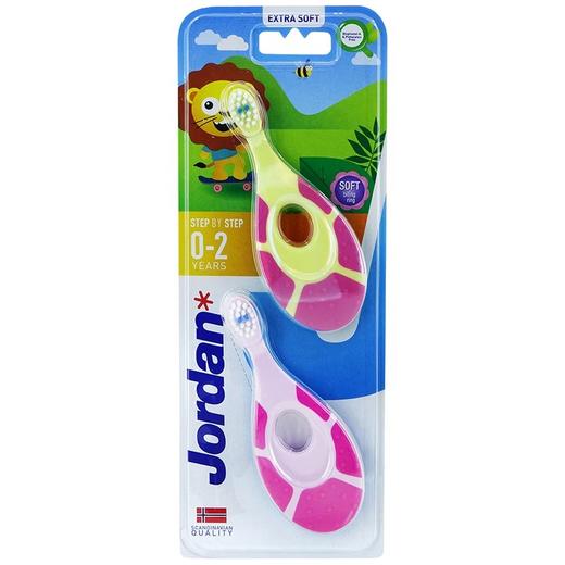 挪威Jordan婴童牙刷（Step1）双支装（包装随机发货不接受指定） 商品图0