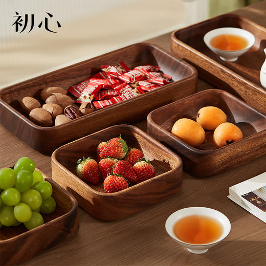 初心| 实木整木直挖干果盘 商品图0