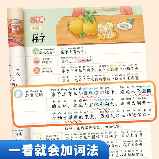 轻松写作文一看就会的扩句技巧（五感法+扩句法+修辞法+加词法）4本套装 商品图7