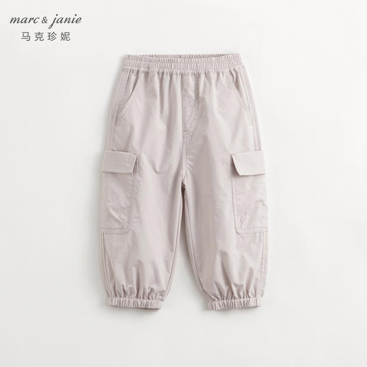 [吸湿速干]马克珍妮男童户外大口袋工装束脚裤儿童裤子春款240201 商品图1