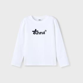女童百搭长袖T恤新款安奈儿童装实体店同款AG411636