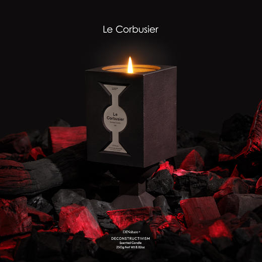 DINshare 黑地｜#1887 勒·柯布西耶 . 解构系列 . 铸铁香氛蜡烛 商品图1
