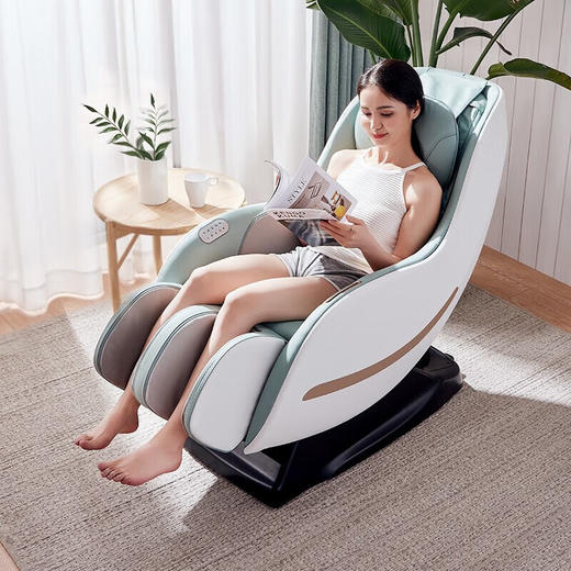 芝华仕头等舱多功能按摩椅电动沙发家用迷你小型全身按摩M2050 奶油白 48小时内发货 商品图0
