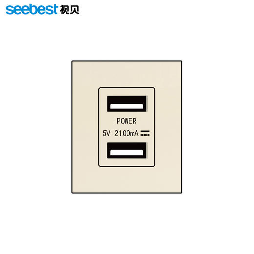 视贝K20金系列墙开插座 商品图5