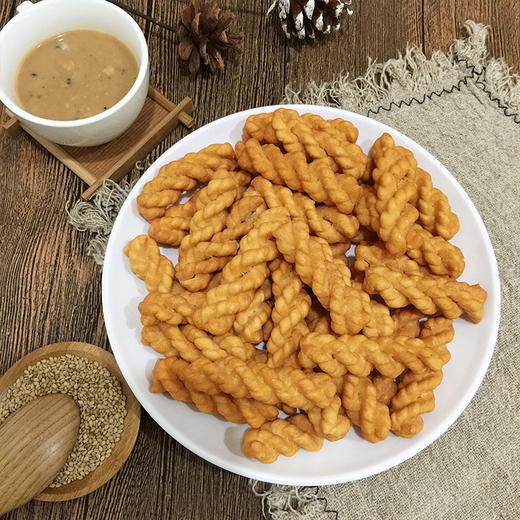 【超值3连包】德富祥小零食 252g麻花*3袋（无备注默认咸酥，口味可任选备注， 商品图5