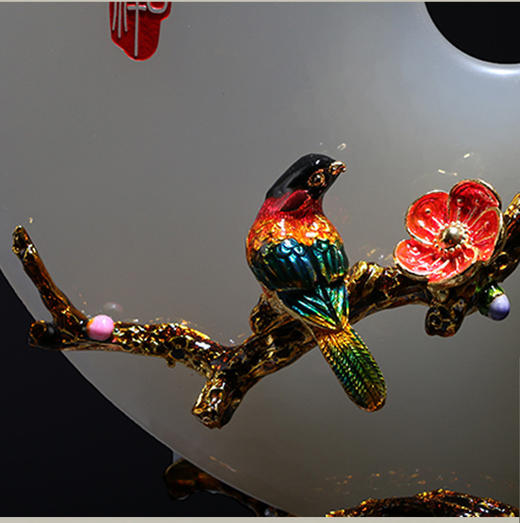 喜上眉梢珐琅彩平安扣 商品图3