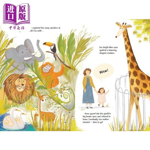 【中商原版】安妮和她的长颈鹿Anne and Her Tower of Giraffes 英文原版 儿童绘本 图画故事书 精装绘本 进口儿童读物4-8岁 商品图2