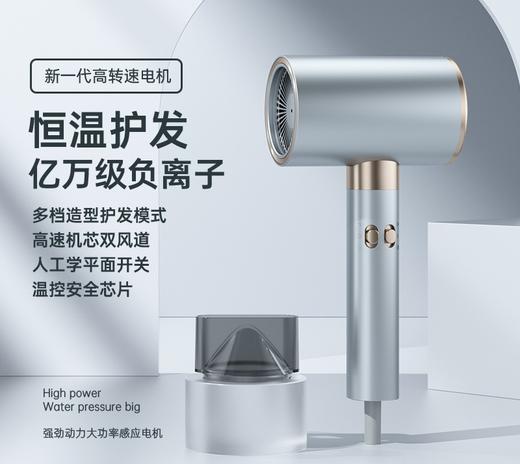 【抚平毛躁，滋养秀发】家用大功率负离子吹风机冷热风速干高速电机蓝光护发 商品图0