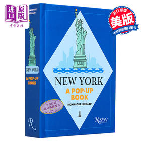 【中商原版】纽约快闪 立体书 英文原版 New York A Pop Up Book Dominique Erhard  纽约城市建筑 旅游指南