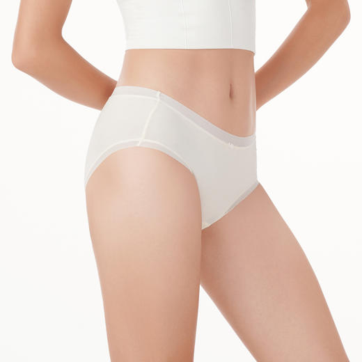 都市丽人基础系列舒肤棉内裤女超爽棉纯棉女士内裤低腰平角内裤LK45A4 商品图2