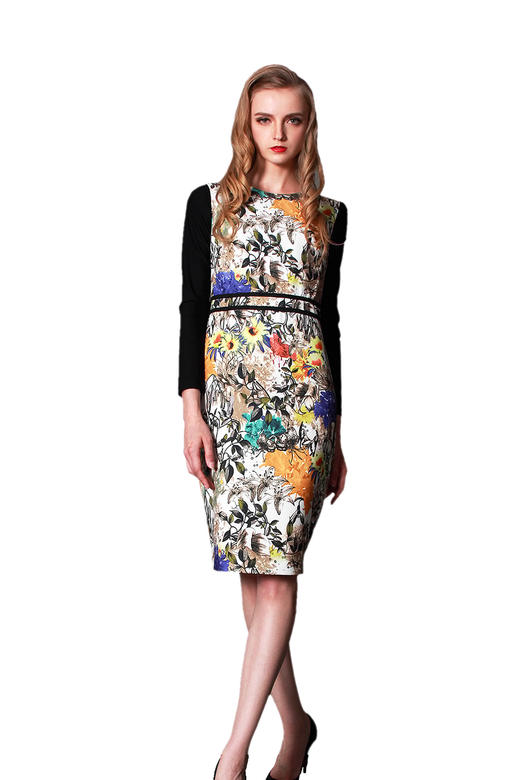 【伯妮斯茵】驼色连衣裙-163S070-《拉斯科大厅》-《艺术发轫》 商品图2