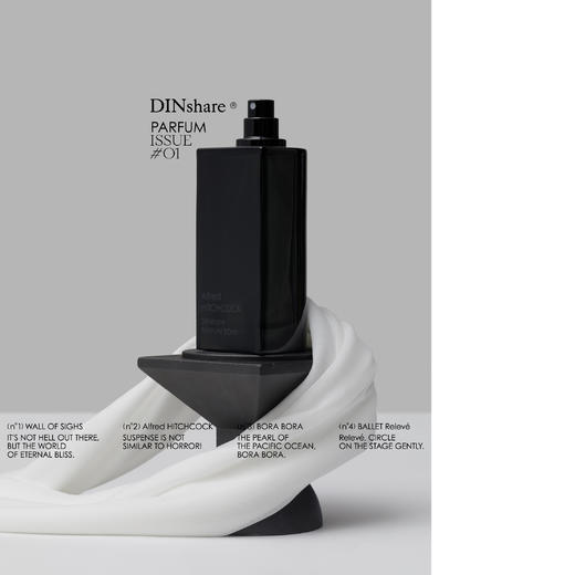 DINshare 黑地｜NO.2 希区柯克 浓香水 黑瓶 沉溺系 30ml/90ml 商品图6