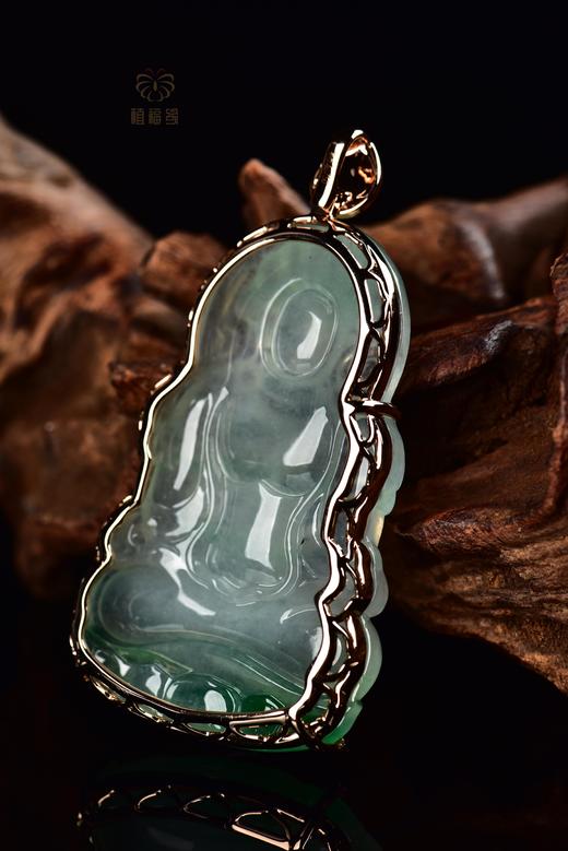 【护佑】飘绿翡翠度母坠    GZ12311021 商品图4