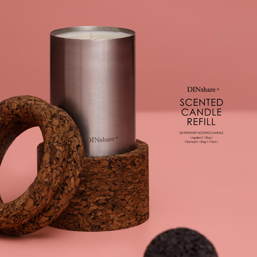 DINshare 黑地｜积木香薰蜡烛 补充弹（不设雕刻） 商品图4