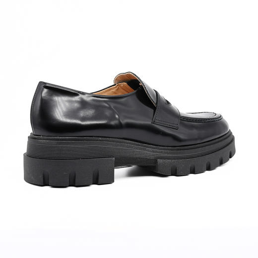 #断码特价38码#西班牙原产时尚轻便舒适厚底女款乐福鞋四季款5784黑色(超轻款) 商品图2