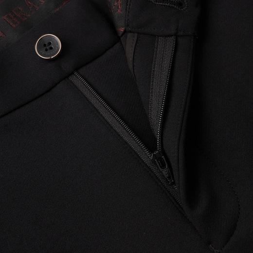 柒牌男装休闲裤男2024秋冬新款商务通勤黑色百搭中青年直筒长裤子	127H70440 商品图4