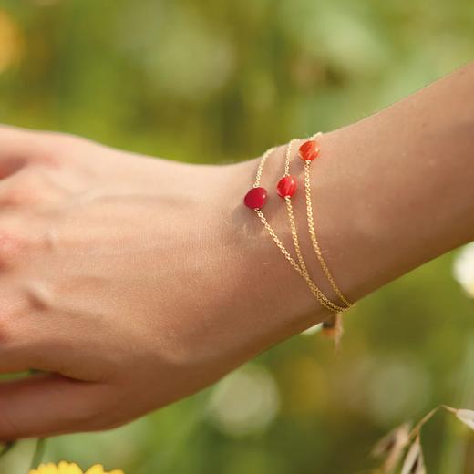 订购6周到｜ROSSO PREZIOSO-RED LOVE- 三条组合 红色系列 珐琅 手链［意大利设计师］ 商品图0