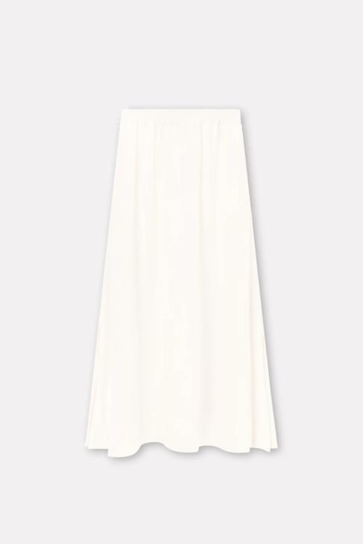 Mark Kenly Domino Tan 象牙白NASHA绉绸松紧腰半裙 商品图5