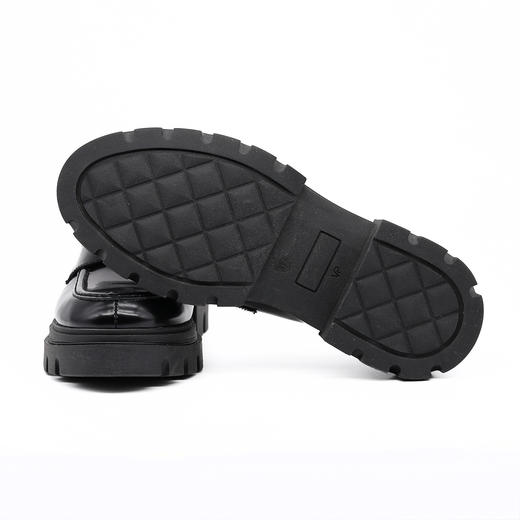 #断码特价38码#西班牙原产时尚轻便舒适厚底女款乐福鞋四季款5784黑色(超轻款) 商品图5