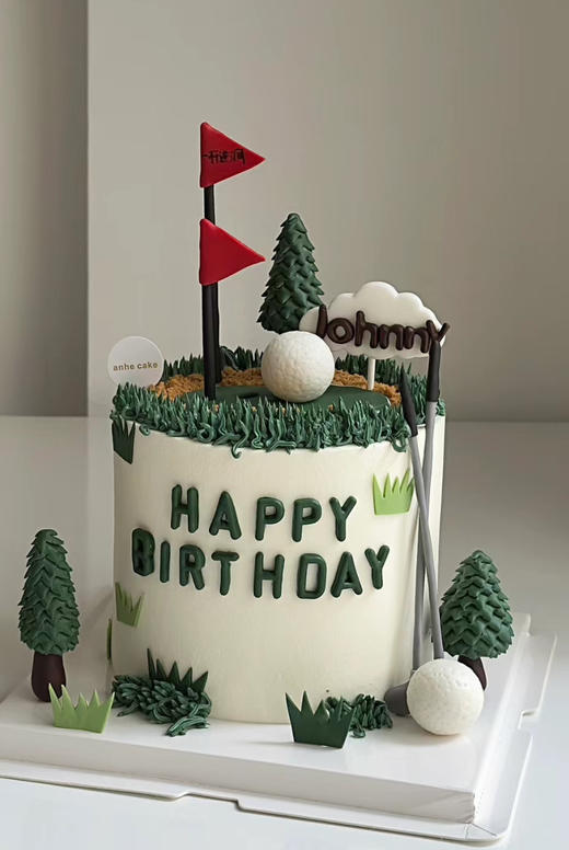 高尔夫球男士领导长辈主题蛋糕 商品图0