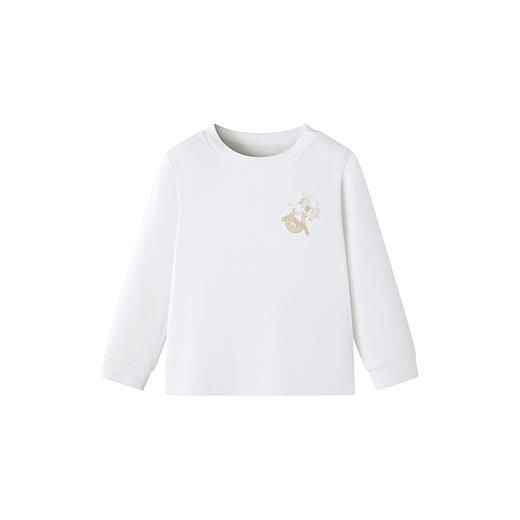 【商场同款】英氏儿童保暖内衣四季男宝女宝长袖睡衣上装纯棉打底 商品图4